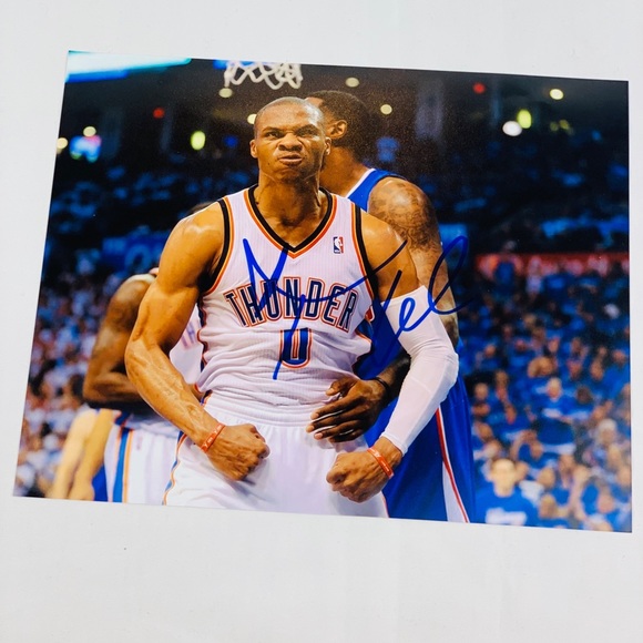 westbrook signed jersey